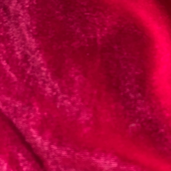 NEW Jay Jay Brand Deep Cranberry long sleeve v neck pleated velour bodycon dress - Picture 13 of 16